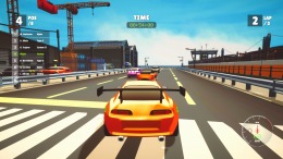 Скриншот игры Toon Toon Racing