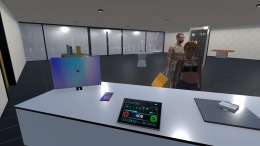 Electronic shop simulator 